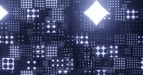Stylized Grid Animation Loop 4K 스톡 동영상 167356065