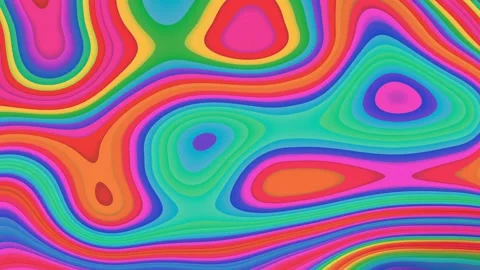 The stylized height of the topographic contour map. Abstract background. Video stock 254059427