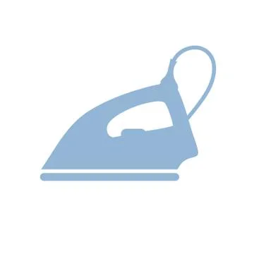 Stylized icon of a colored iron Stock Illustration