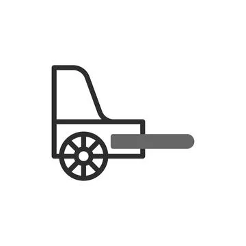 Stylized illustration featuring simplified tractor design showcasing mechan.. Stock Illustration