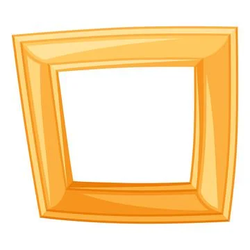 Stylized illustration of picture frame. Image for design or decoration. Stock Illustration