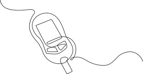 A stylized illustration of a smartphone with a charging cable connected Vecto Stock Illustration