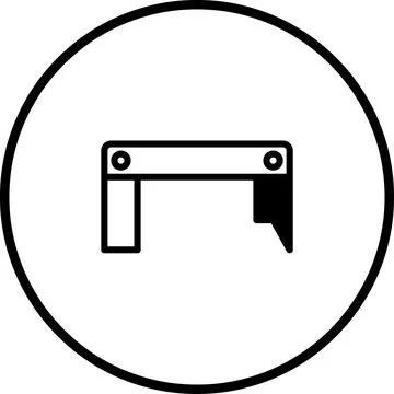 Stylized image featuring a mechanical tool, engineering precision, icon desig Stock Illustration