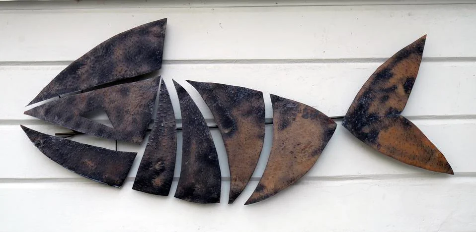 Stylized image of fish Stock Photos