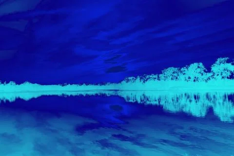 Stylized landscape Stock Photos