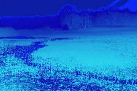 Stylized landscape Stock Photos