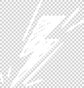 Stylized lightning bolt icon is radiating energy with scribbled strokes on Stock Illustration