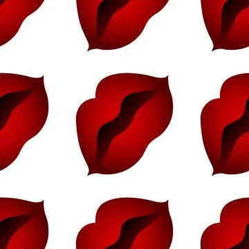Stylized lips, half-open mouth - isolate, graphics. The bohemian world of fas 스톡 일러스트