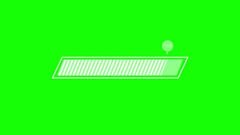 Stylized Loading Bar Animated, Modern Progress Bar Animation Loop Showing L.. 库存影片 310212266