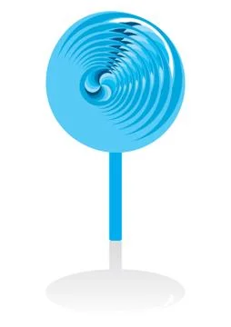 Stylized lollipop tree icon, vector illustration Stock Illustration