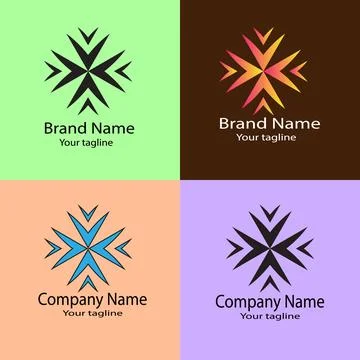 Stylized Maltese Cross Stock Illustration