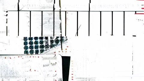 Stylized Minimal Grunge Texture Frame Stock Footage 299825383