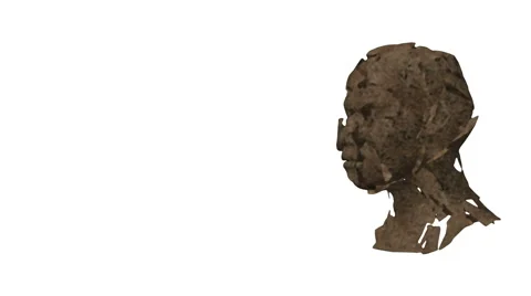 Stylized Morphing Face and Earth Stock Footage 40449618