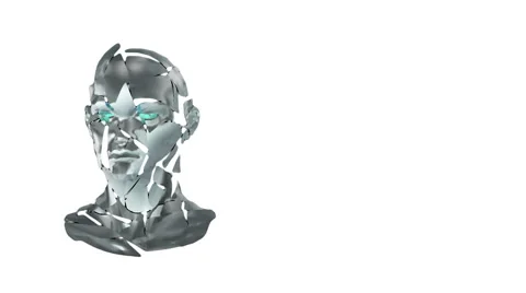 Stylized Morphing Faces Stock Footage 40449608