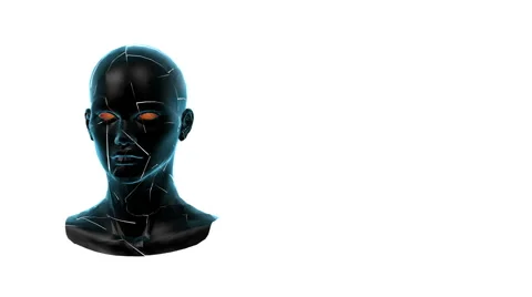 Stylized Morphing Faces Stock Footage 40449612