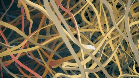 Stylized network background loop made of colorful low poly wires Video stock 123248184