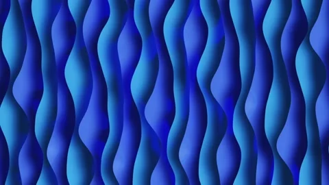 Stylized Ocean Waves Loop Stock Footage 221517452