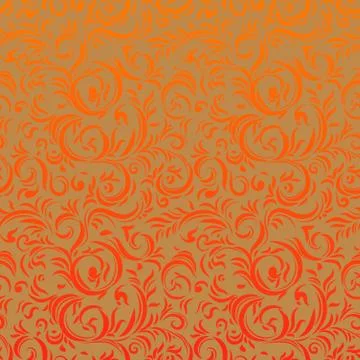 Stylized ornamental pattern Stock Illustration