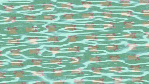Stylized Particle Flow Creative Motion Stock Footage 328675222