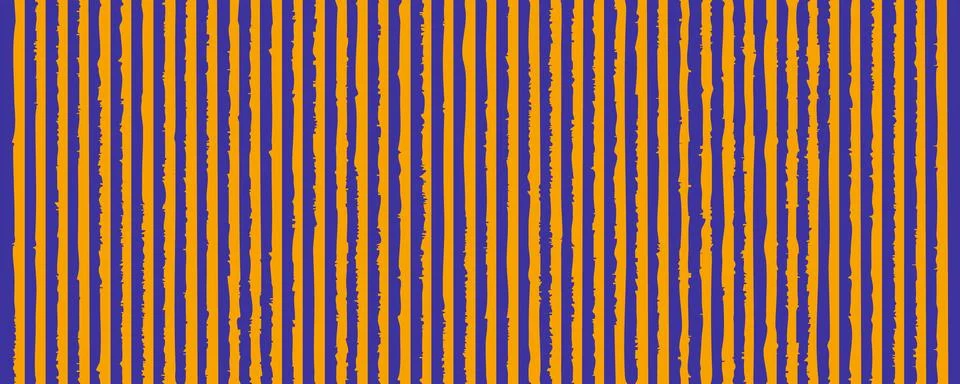 Stylized pattern featuring alternating blue and yellow jagged stripes. Perf.. Stock Illustration
