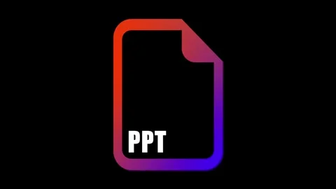 Stylized PDF Document Icon 動画素材 280495724