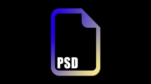 Stylized PDF Document Icon 動画素材 280495759