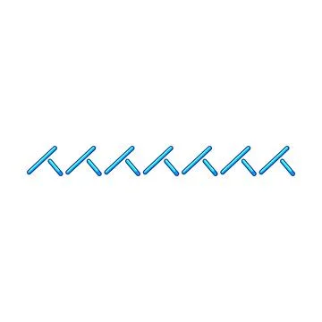Stylized people line representing connection and community Illustrazione stock