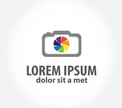 Stylized photo camera Stock Illustration