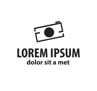 Stylized photo camera Stock Illustration