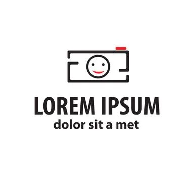 Stylized photo camera Stock Illustration