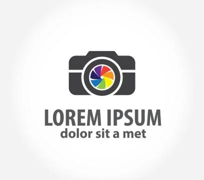 Stylized photo camera Stock Illustration