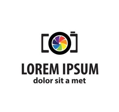 Stylized photo camera Stock Illustration