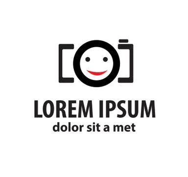 Stylized photo camera Illustrazione stock