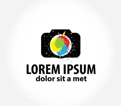 Stylized photo camera Stock Illustration