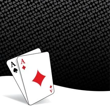 Stylized poker background Stock Illustration