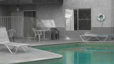 Stylized Pool with color selection - Blue Stock Footage 131211591