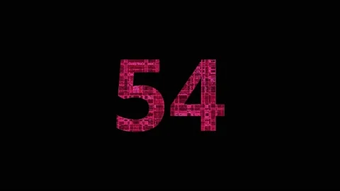 Stylized Red Countdown Timer 1 Minute (6... | Stock Video | Pond5