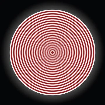 Stylized red target stylized red target, vector art illustration Copyright... Stock Photos