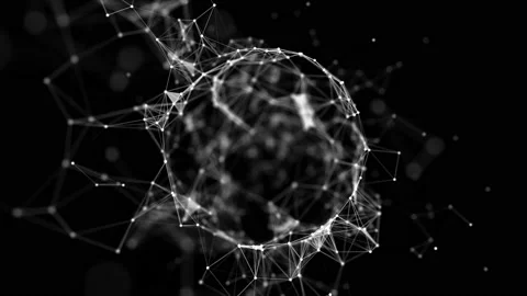 A stylized rendering of the earth conveying the modern digital age and its Stock Footage 111589166