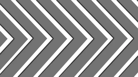 Stylized repeating chevron pattern geometric diagonal arrows across the fra.. Stock Footage 329833683