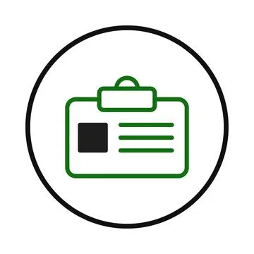 Stylized representation of a badge icon offering a minimalist visual commun.. Stock Illustration