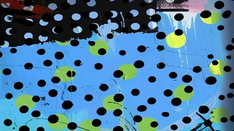 Stylized Retro Grunge Texture Visual Stock Footage 300827282