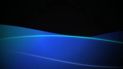 Stylized rolling hills glow with light in a seamless loop Stock Footage 343324749