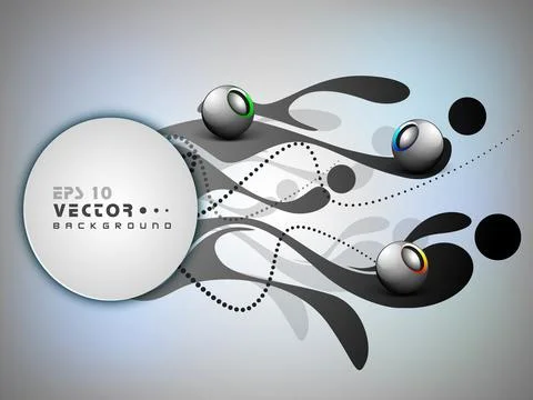 Stylized shiny 3D abstract background. EPS 10. Can be use as label, icon, e.. Stock Illustration