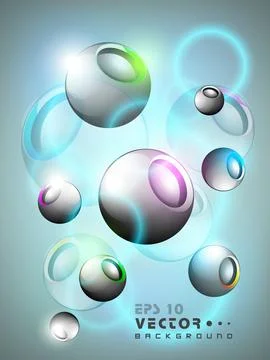 Stylized shiny 3D abstract background. EPS 10. Can be use as label, icon, e.. Stock Illustration