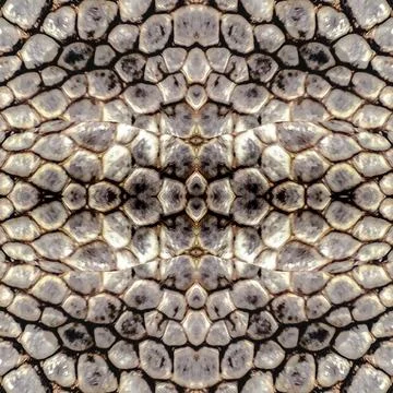 Stylized Snakeskin Seamless Pattern Digital art technique stylized ornate ... Stock-Fotos