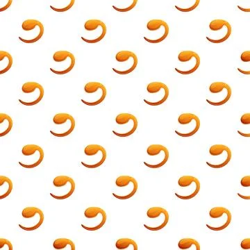 Stylized sperm cells forming a seamless pattern Stock Illustration