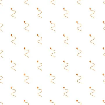 Stylized sperm cells moving seamless pattern biology Illustrazione stock