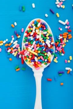 Stylized sprinkles Stock Photos
