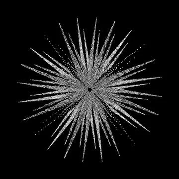 Stylized star shape Stock Illustration